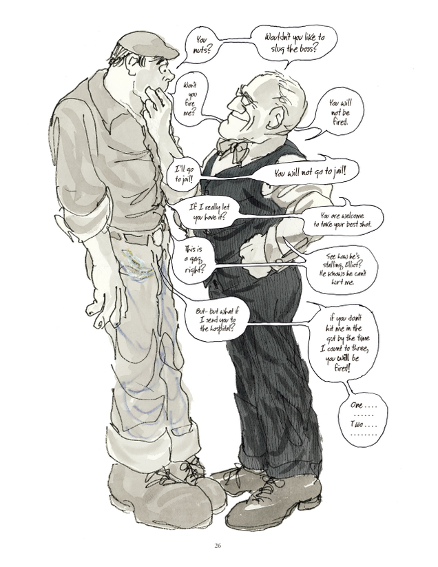 Reprinted from Cousin Joseph: A Graphic Novel by Jules Feiffer. Copyright (C) 2016 by Jules Feiffer. With permission of the publisher, Liveright Publishing Corporation. All rights reserved.